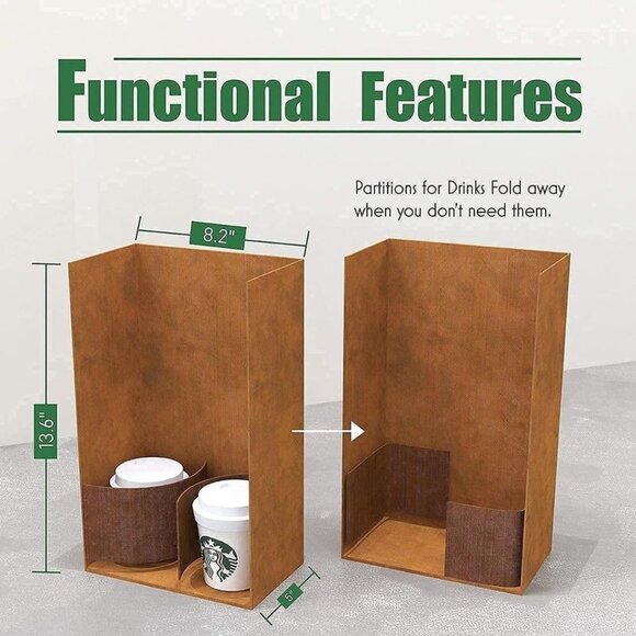 Premium Reusable Canvas Lunch Bags for Women, Lunc - Picture 3 of 6